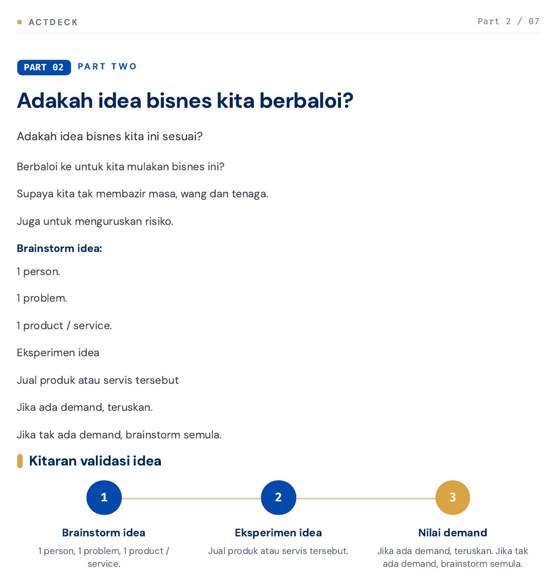 Kitaran validasi idea